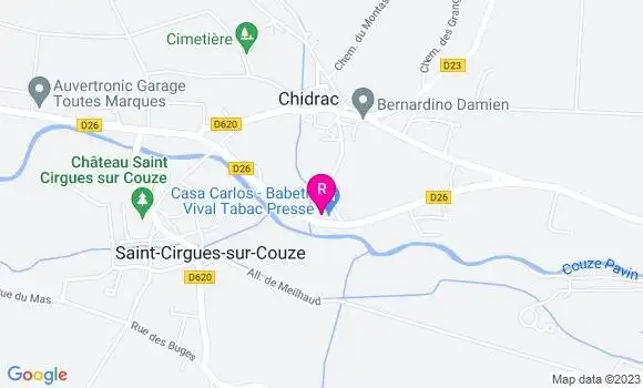 Localisation Restaurant du Clos