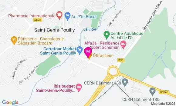 Localisation Restaurant  Obrasseur