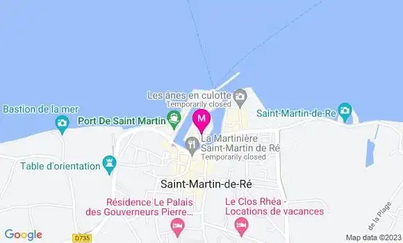 Localisation Restaurant  Les Embruns