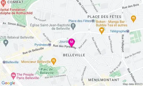 Localisation Restaurant  Le Petit Vingtième