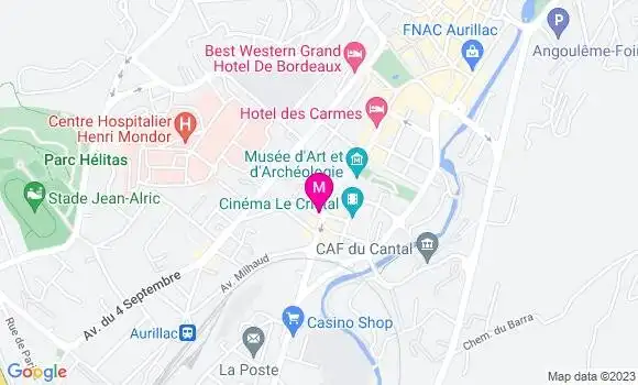 Localisation Restaurant Bar Le Brazza