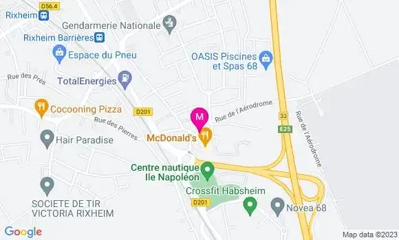 Localisation Restaurant  La Pataterie