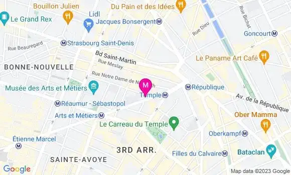 Localisation Restaurant  La Favorite