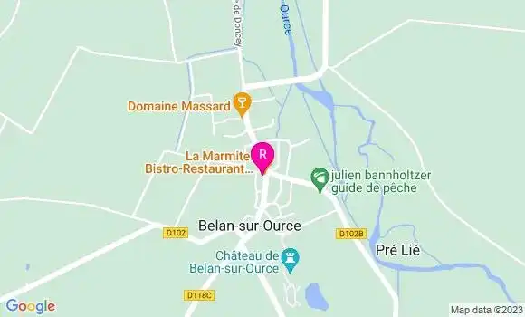 Localisation Restaurant  La Marmite