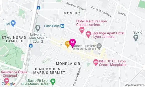 Localisation Restaurant  Marguerite