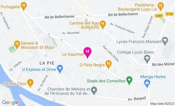 Localisation Restaurant Gastronomique Le Gourmet