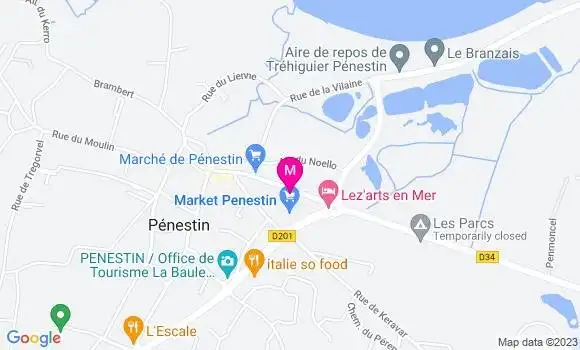 Localisation Restaurant  L