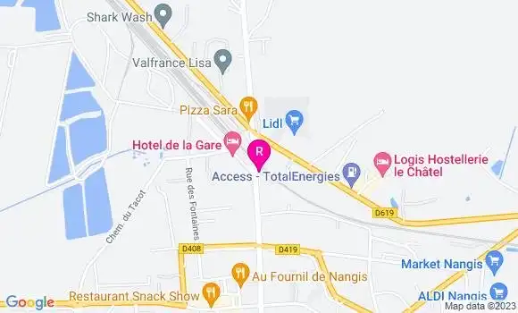 Localisation Restaurant Bar Bar et Vous