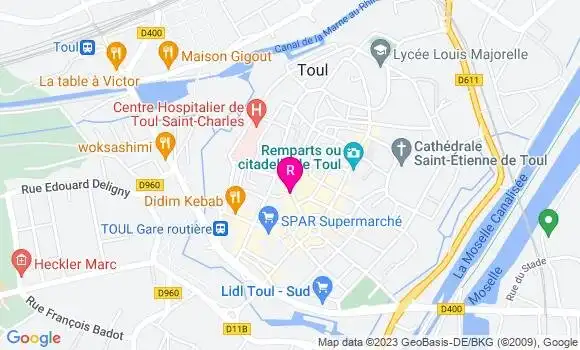 Localisation Brasserie du Courail