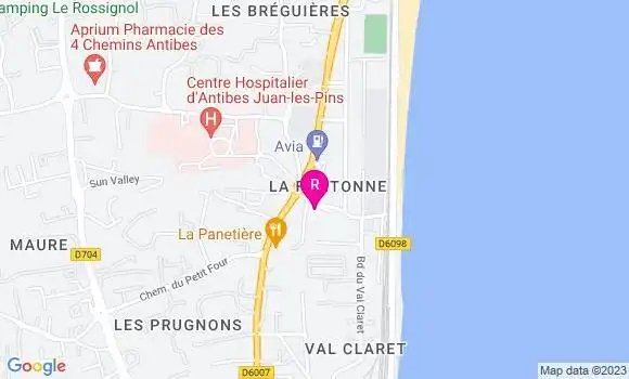 Localisation Restaurant  La Bierererie