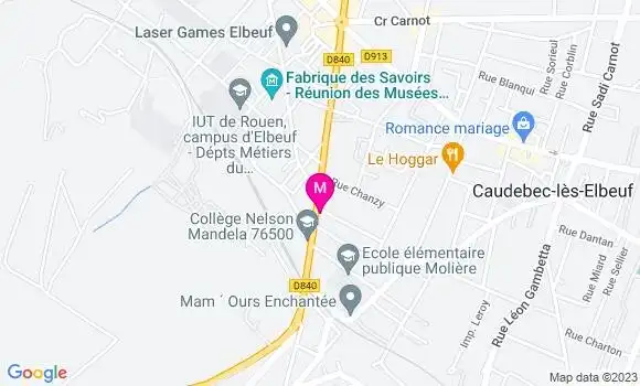 Localisation Restaurant  L