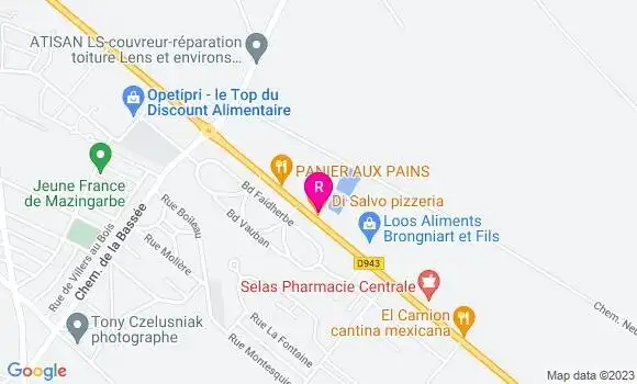 Localisation Di Salvo Pizzeria