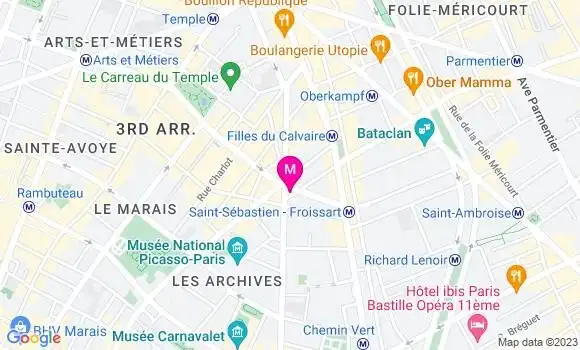 Localisation Restaurant  Le Mary Celeste