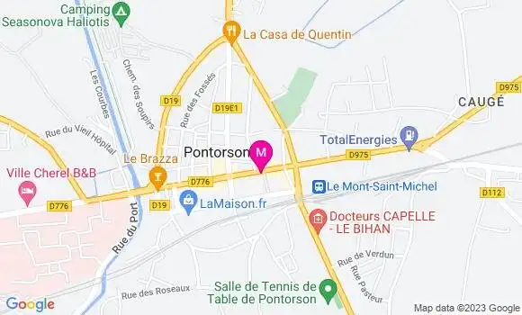 Localisation Restaurant  Le Relais Montois