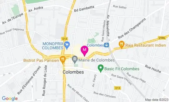 Localisation Restaurant  Chez Hua