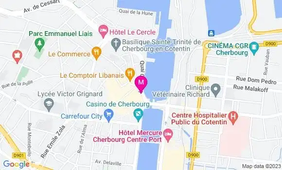 Localisation Restaurant  Le Café du Port