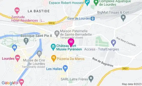 Localisation Pizzeria Chez Tonton