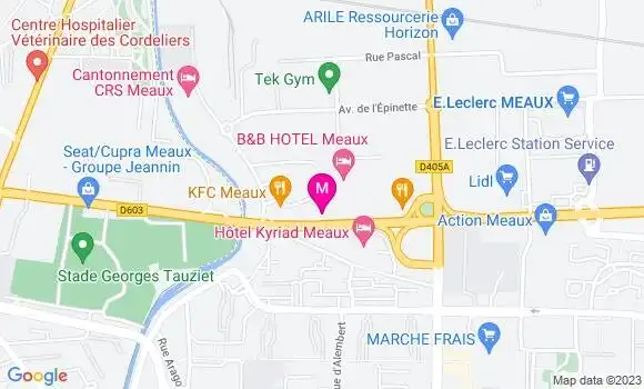 Localisation Restaurant  La Kantine