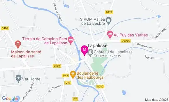 Localisation Crêperie Les Bigoudènes