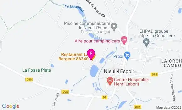 Localisation Restaurant  La Bergerie
