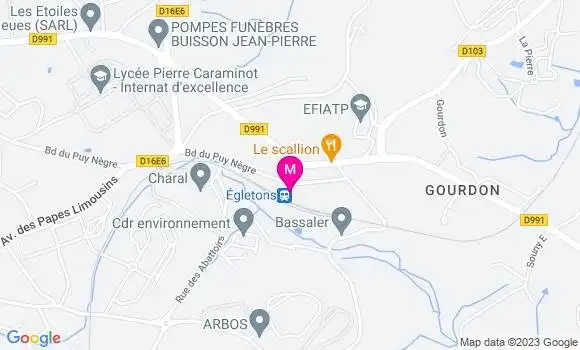 Localisation Auberge des Messagers