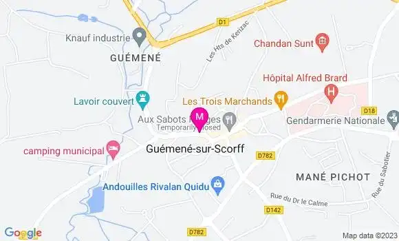 Localisation Restaurant  Le Christie