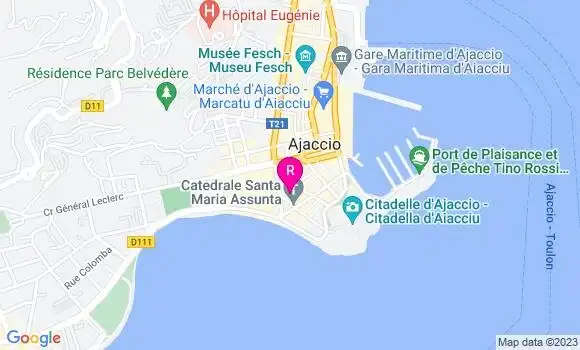 Localisation Restaurant  A Cantina Di Ghjulia
