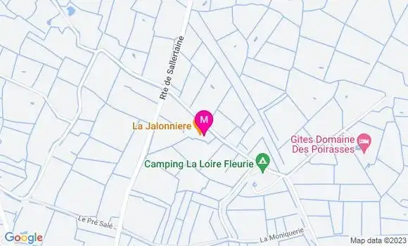 Localisation Restaurant  La Jalonniere