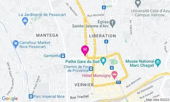 Localisation Restaurant  A la Table du Marche