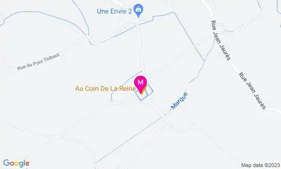 Localisation Restaurant  Au Coin de la Reine