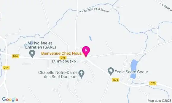 Localisation Restaurant  Bienvenue Chez Nous