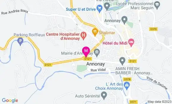 Localisation Restaurant Bar Cafe de l