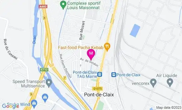Localisation Restaurant  Le Verdun
