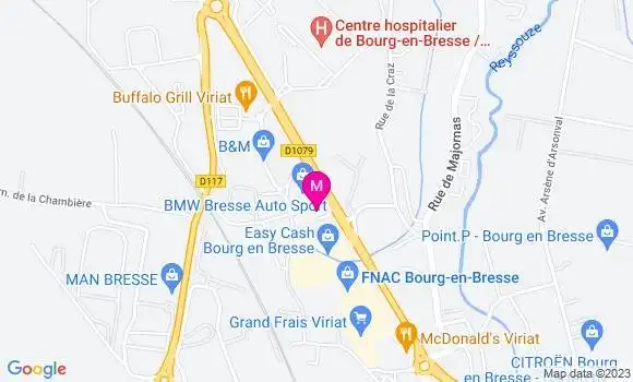 Localisation Brasserie La Chambière