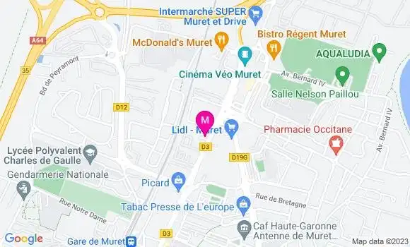 Localisation Restaurant  O Saint Christophe