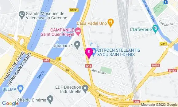 Localisation Restaurant  Au Rendez vous des Chauffeurs