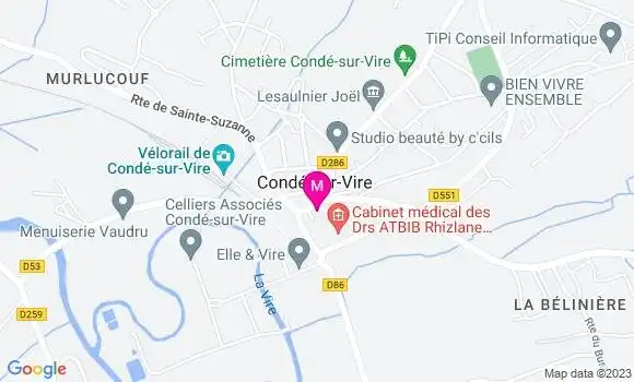 Localisation Restaurant  La Fourchette