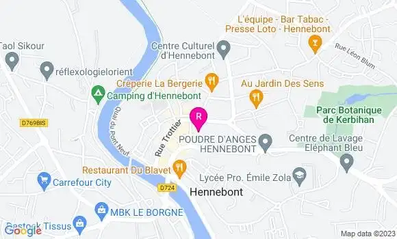 Localisation Restaurant  Le Zinc