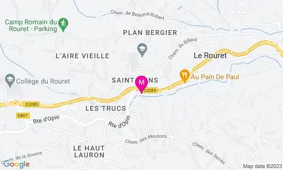 Localisation Bistrot Le Bistro du Clos
