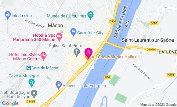 Localisation Restaurant  La Part des Anges