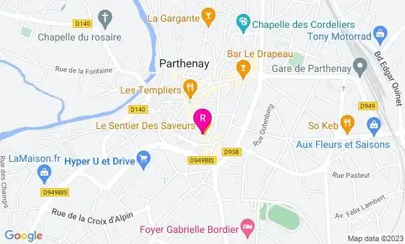Localisation Restaurant  Le Sentier des Saveurs