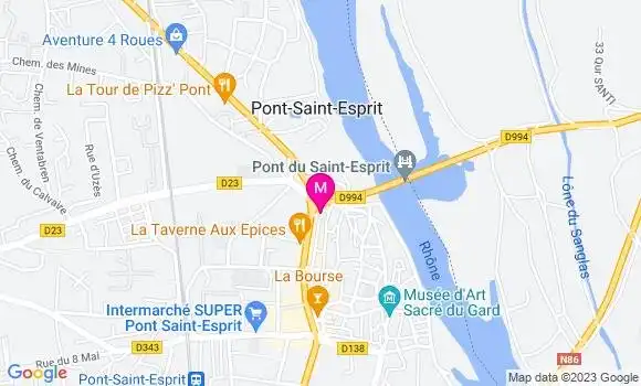 Localisation Restaurant  La Couronne