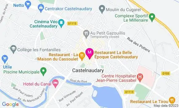 Localisation Restaurant  Chez David