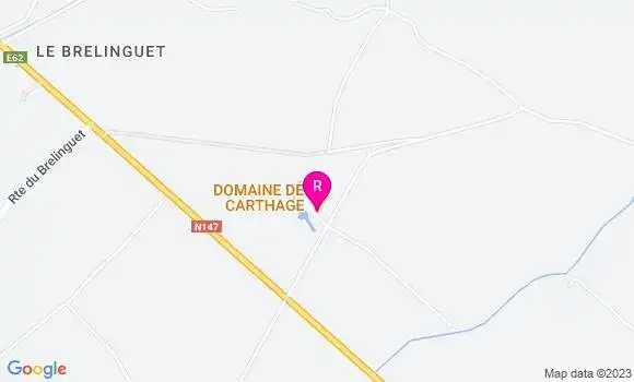 Localisation Restaurant  Domaine de Carthage