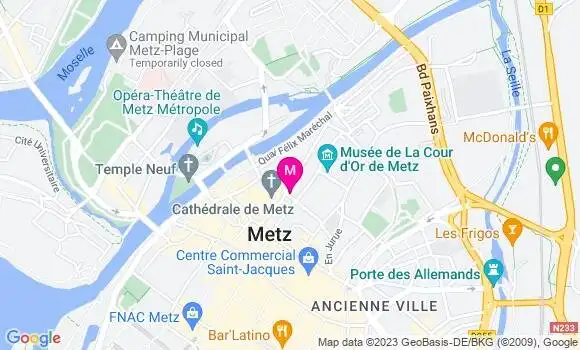Localisation Restaurant  Le Carré