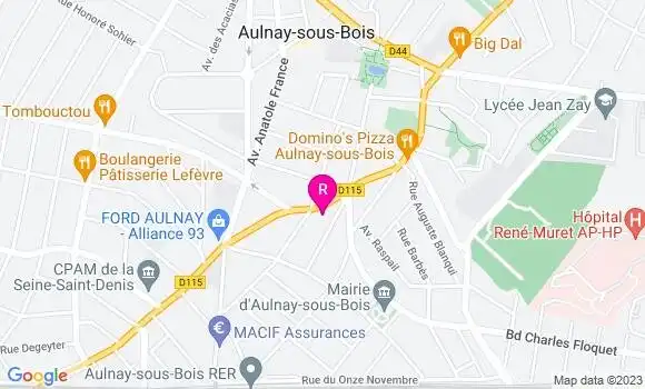 Localisation Restaurant Bar Le New Resto