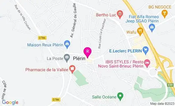 Localisation Brasserie du Commerce