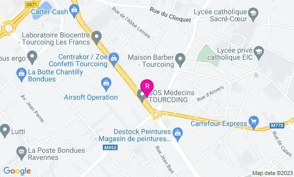 Localisation Brasserie des Francs