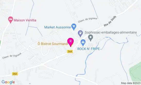 Localisation O Bistrot Gourmand