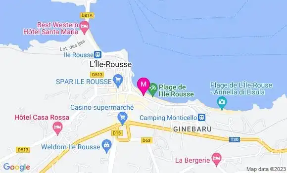 Localisation Restaurant  Les Tamaris